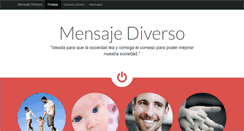 Desktop Screenshot of mensajediverso.com